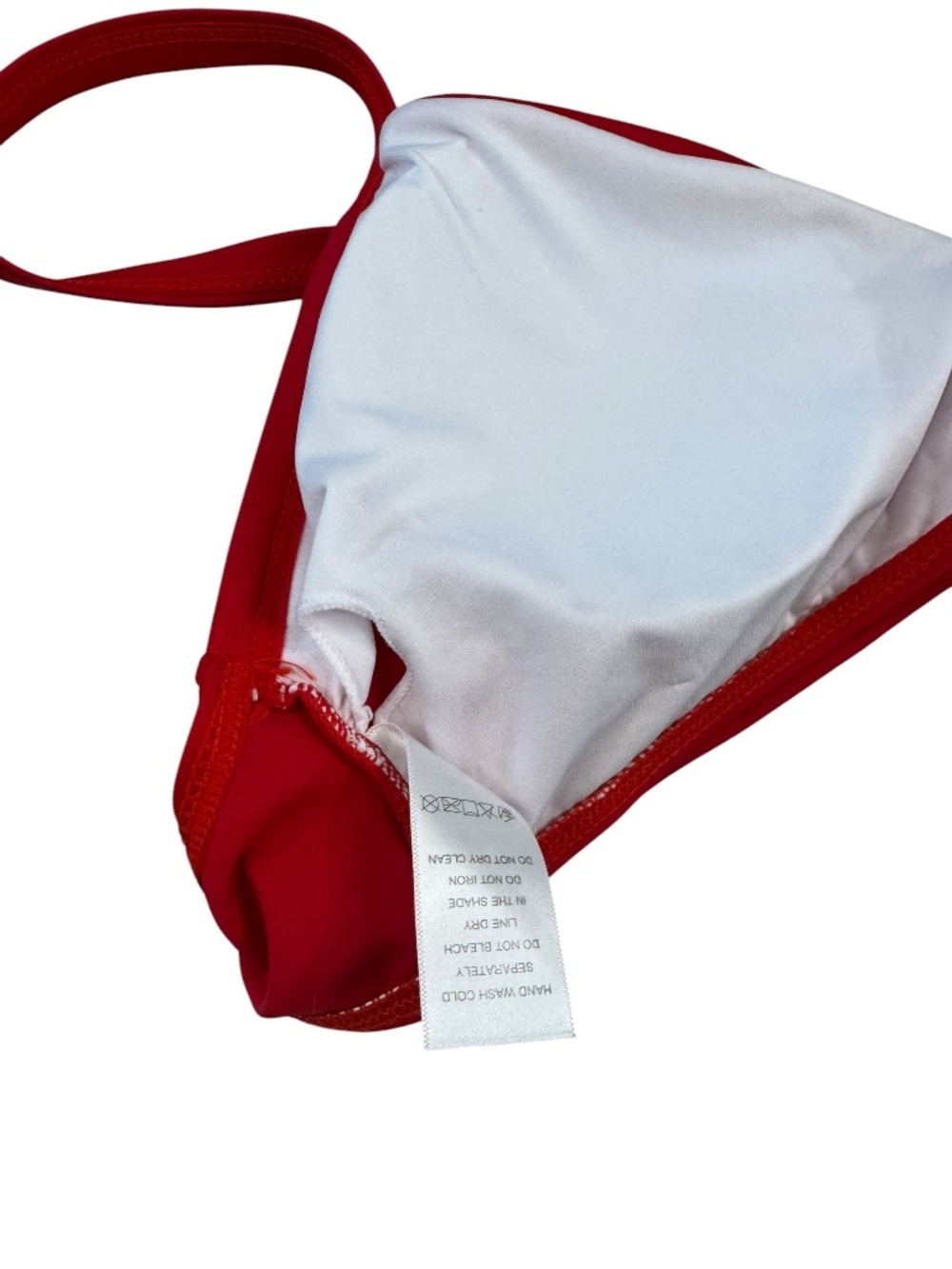 Red High Waisted Bikini Size Large - Picture 12 of 14